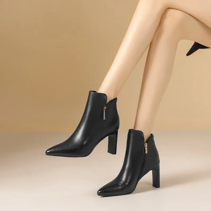 VEDULLAR Ankle Boots Women's Black/Gray-3