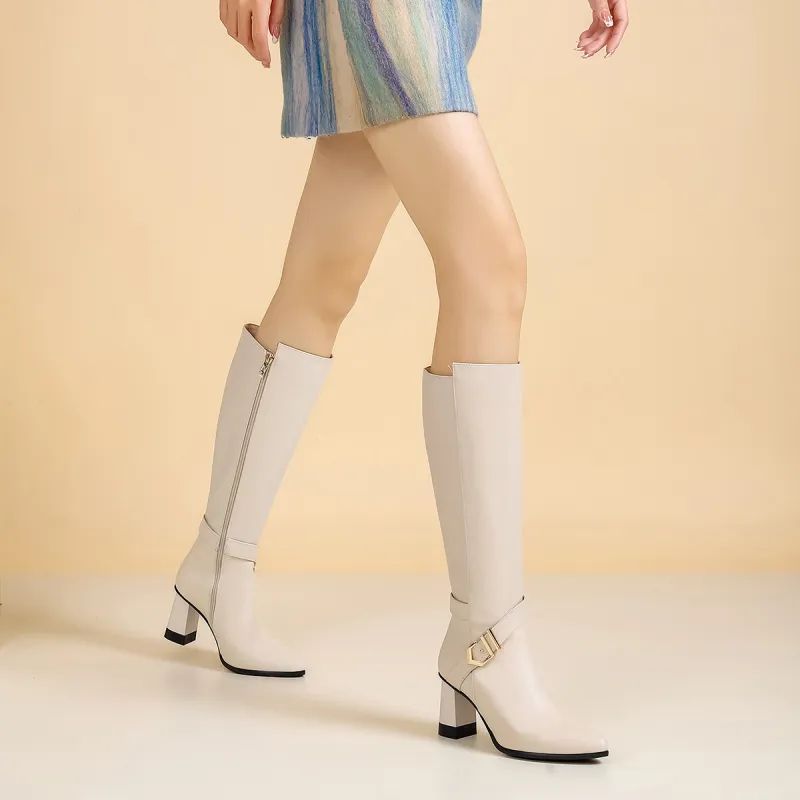 VEDULLAR Knee high Boots 7cm Women's-9