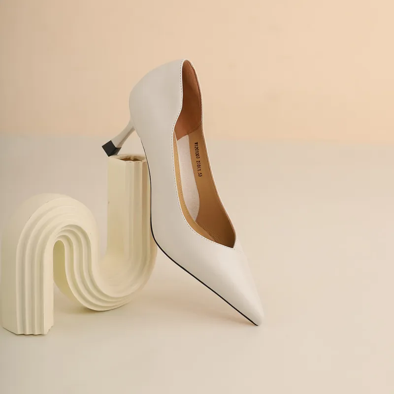 VEDULLAR Slim Heel High Heels 6.5cm Women's-6