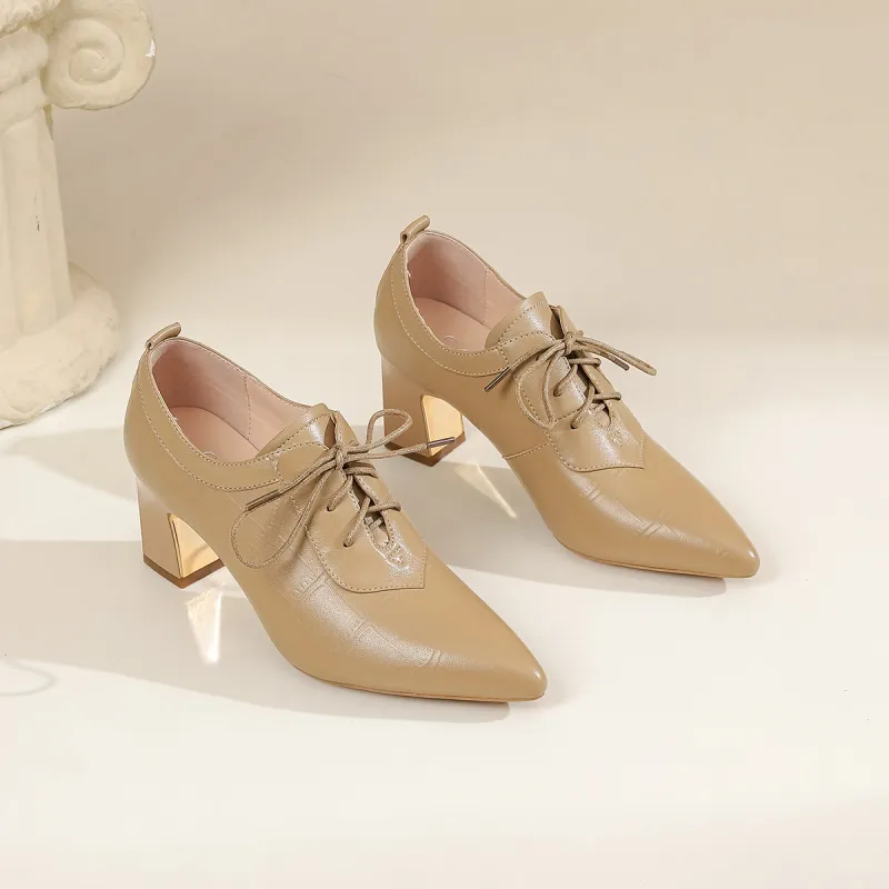 VEDULLAR Chunky Heel High Heels 6.5cm Women's-6