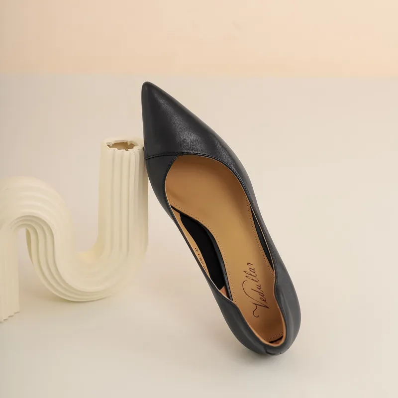 VEDULLAR Slim Heel High Heels 6.5cm Women's-15