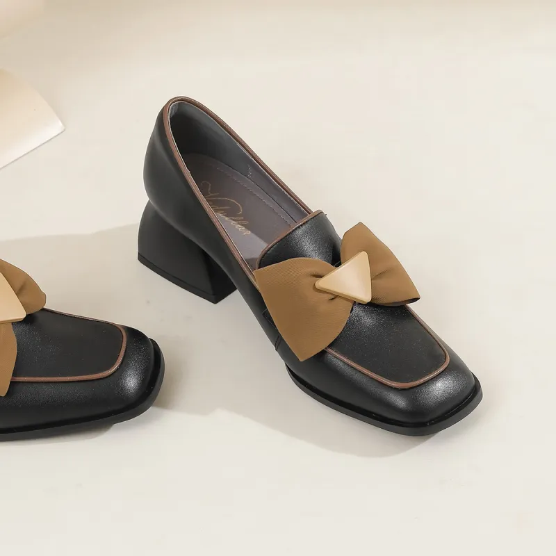 VEDULLAR Loafers Women's Low Top Apricot/Black-11