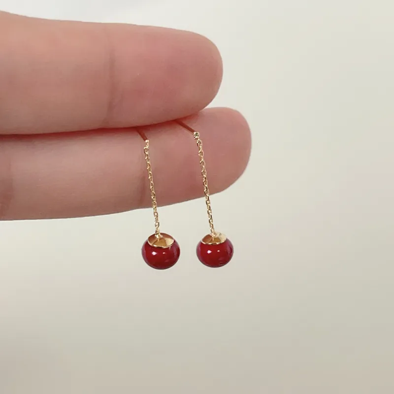 ZANC Alloy Faux Pearl Drop Earrings Women's-9