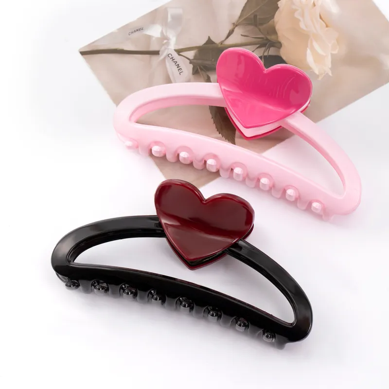 ZANC Acrylic Hair Clips Women's Multiple Colors-4