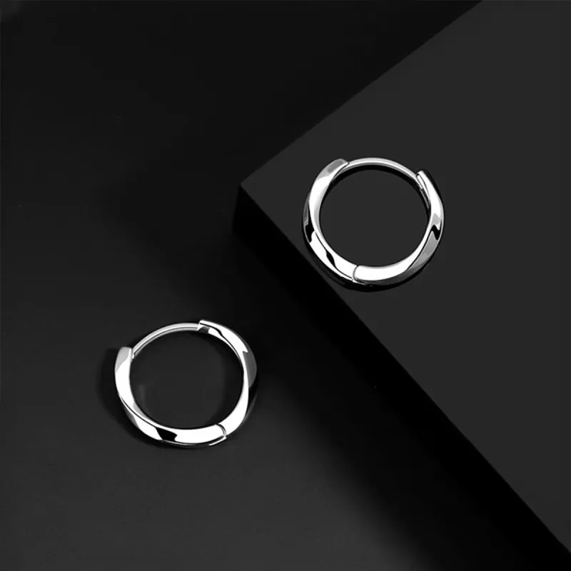 ZANC S999 Fine Silver Earrings Unisex-5