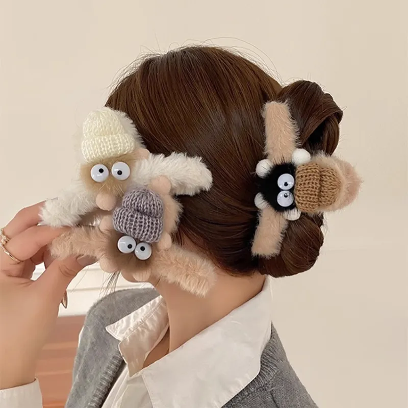 ZANC Acrylic Hair Clips Women's Multiple Colors-5