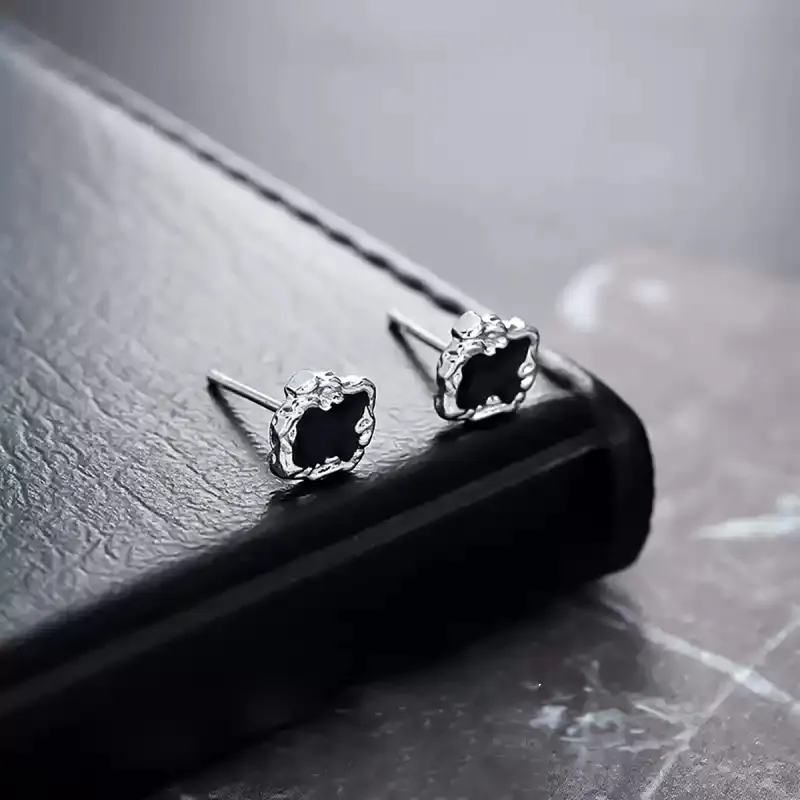 ZANC Alloy Stud Earrings Unisex-10