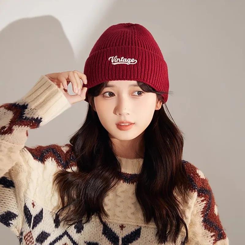 ZANC Polyester Knitted Hat Unisex Multiple Colors-12