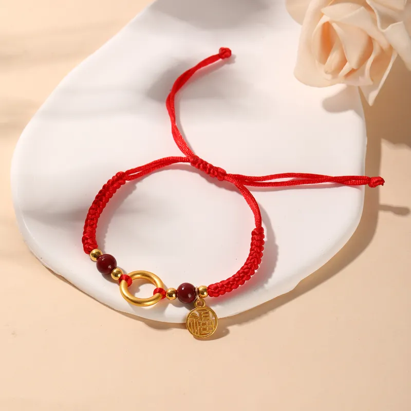 ZANC Alloy Rope Bracelets Unisex-3