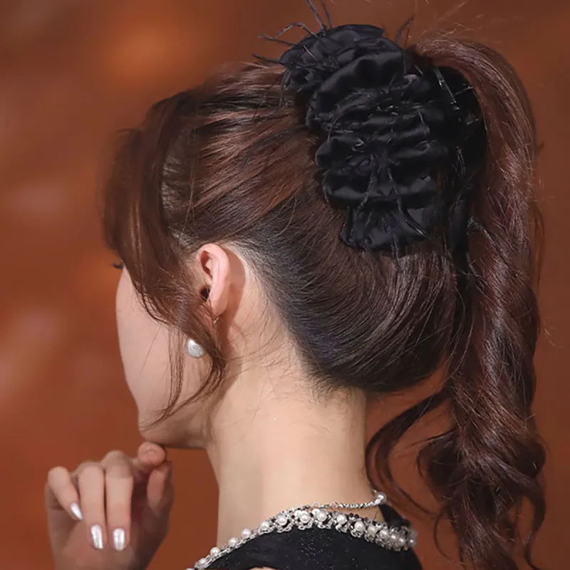 ZANC Acrylic, Organza Hair Clips Women's-2