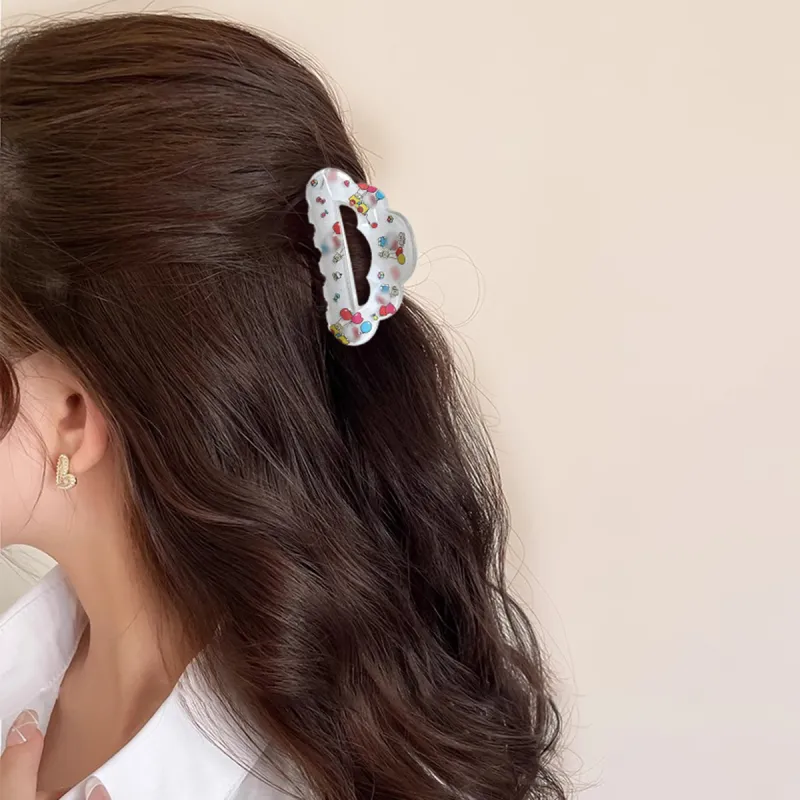 ZANC Acrylic Hair Clips Women's-6