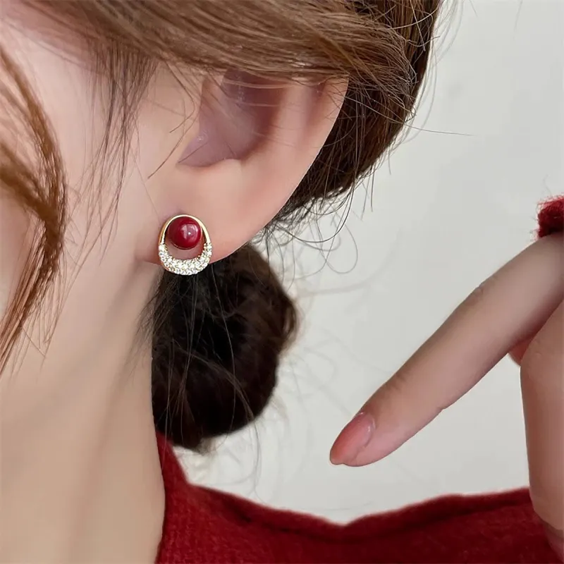 ZANC Alloy Clip On Earrings Women's-5