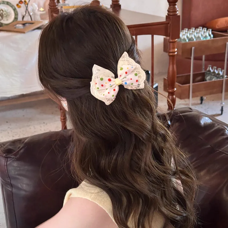 ZANC Fabric/Alloy Hair Clips Women's-3
