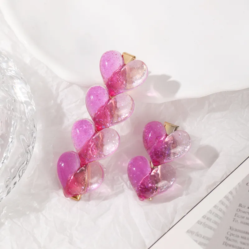ZANC Acrylic Hair Clips Women's-5