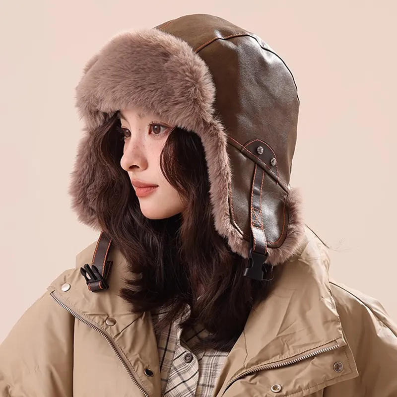 ZANC Polyester Trapper Hats Unisex Multiple Colors-3