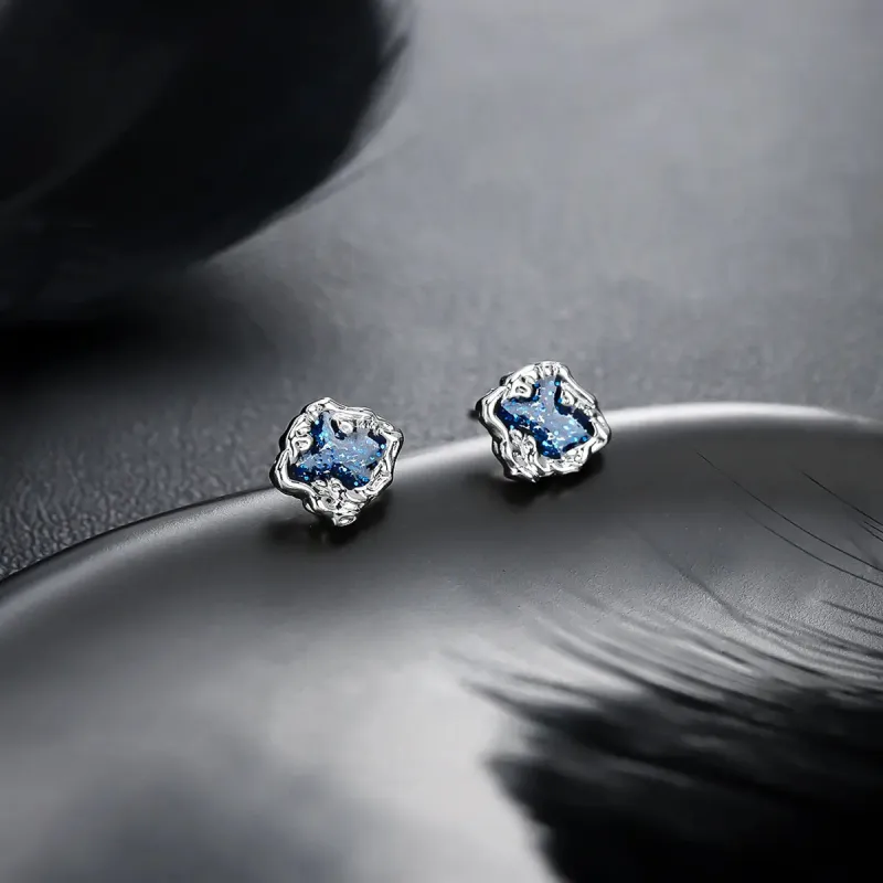 ZANC Alloy Stud Earrings Unisex-6