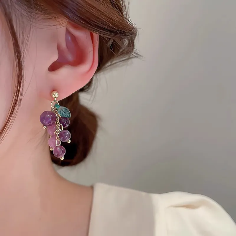ZANC Alloy, Acrylic Earrings Women's-4