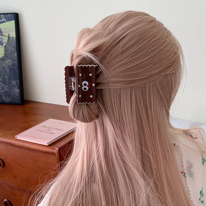 ZANC Acrylic Hair Clips Women's Multiple Colors-17