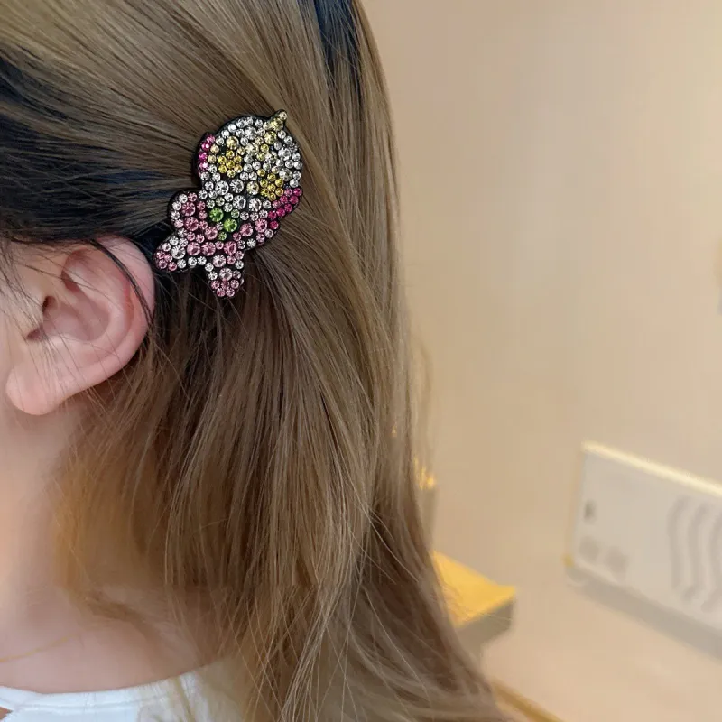 ZANC Rhinestone Hair Clips Women's-3