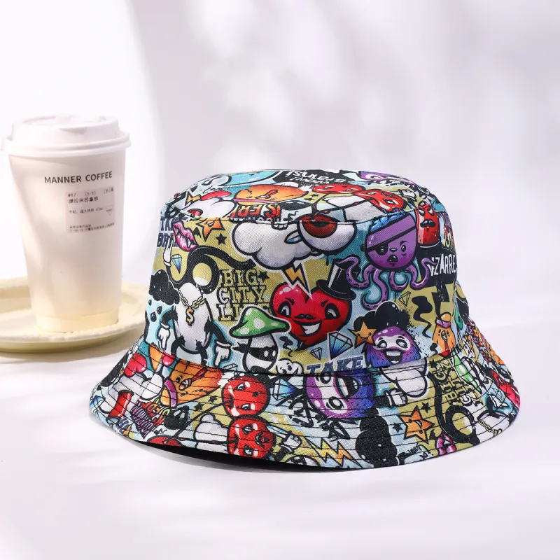 ZANC Polyester Bucket Hats Unisex-1