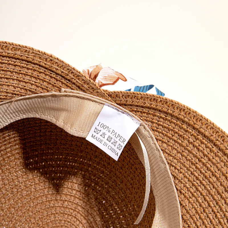 ZANC Straw Woven Sun Protection Hats Women's-3