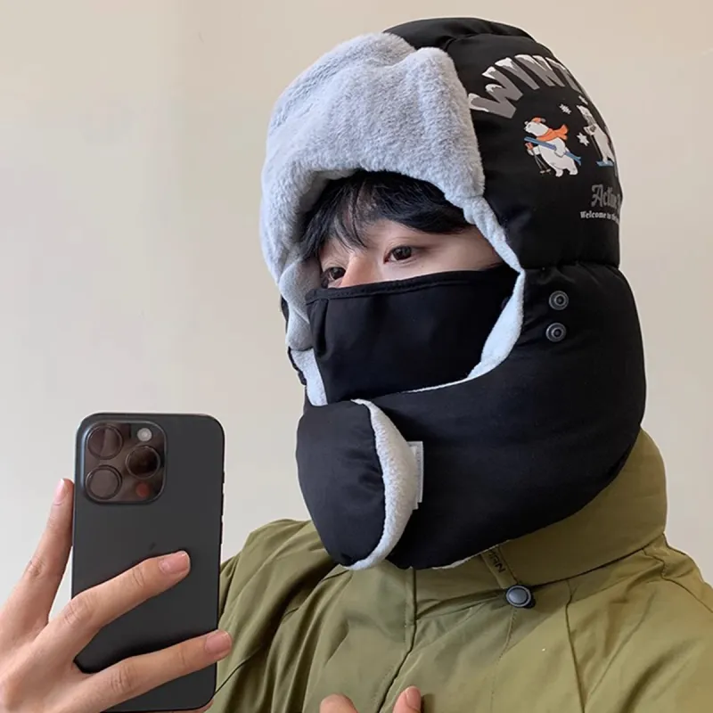 ZANC Polyester Trapper Hats Unisex Multiple Colors-9