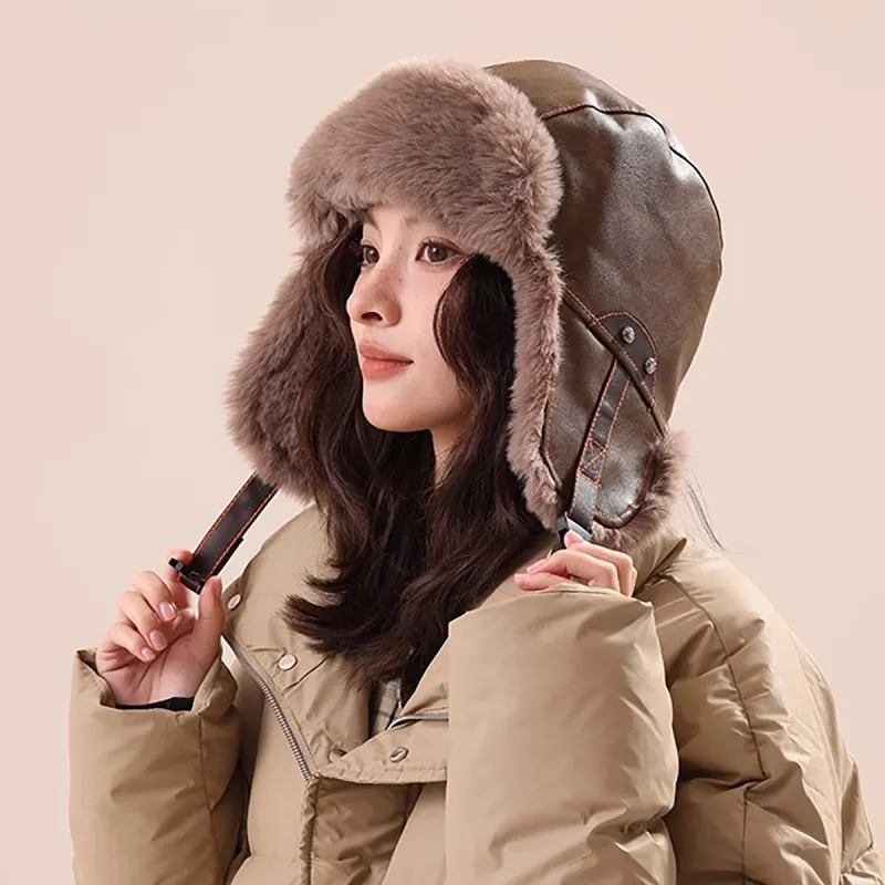ZANC Polyester Trapper Hats Unisex Multiple Colors-4