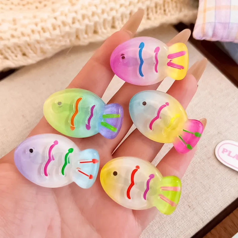 ZANC Acrylic Hair Clips Women's Multiple Colors-3