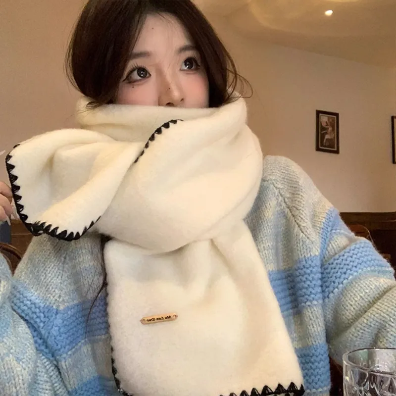 ZANC Knit Scarves Unisex-6
