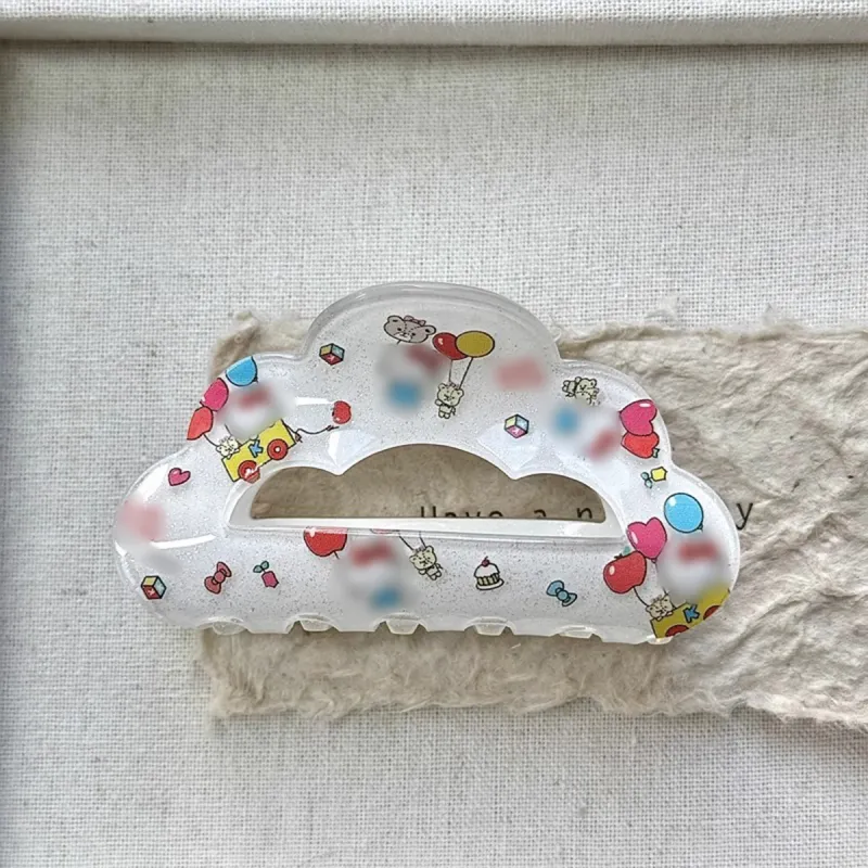 ZANC Acrylic Hair Clips Women's-2
