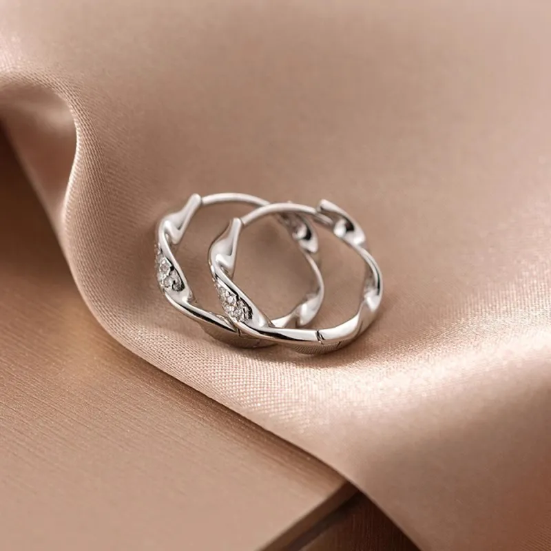 ZANC S999 Fine Silver Earrings Unisex-6