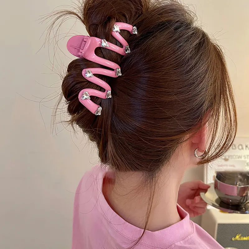 ZANC Acrylic Hair Clips Women's-8
