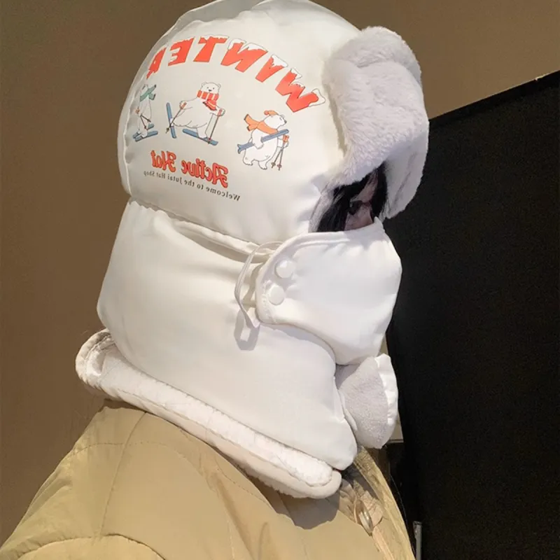 ZANC Polyester Trapper Hats Unisex Multiple Colors-3