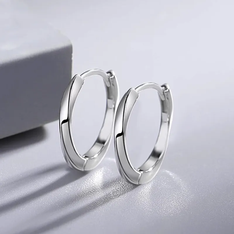ZANC S999 Fine Silver Earrings Unisex-4