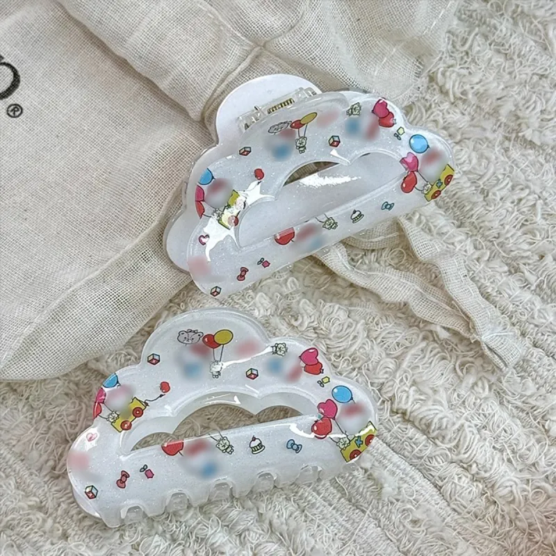ZANC Acrylic Hair Clips Women's-3