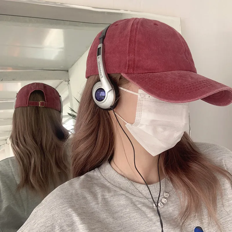 ZANC Cotton Baseball Caps Unisex Multiple Colors-3
