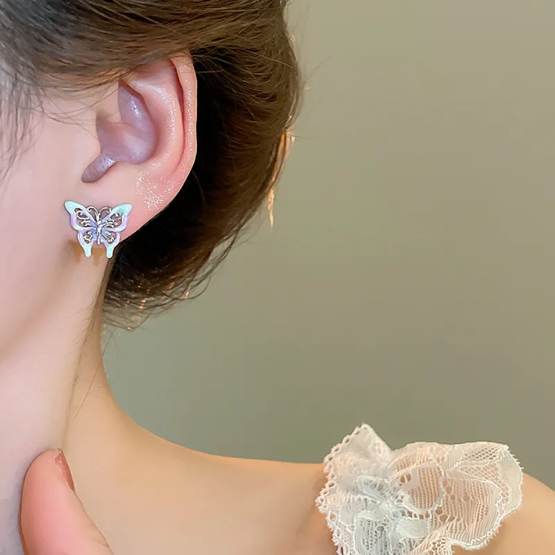 ZANC Alloy Stud Earrings Women's-6