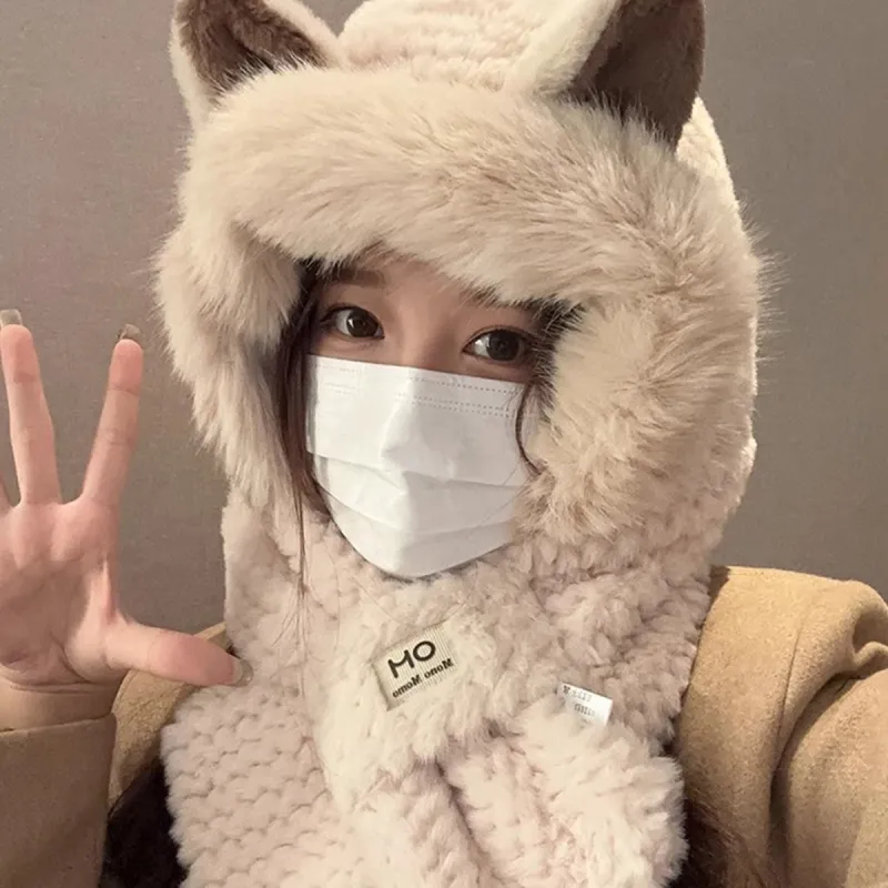 ZANC Polyester Hoods & Plush Hats Women's-3