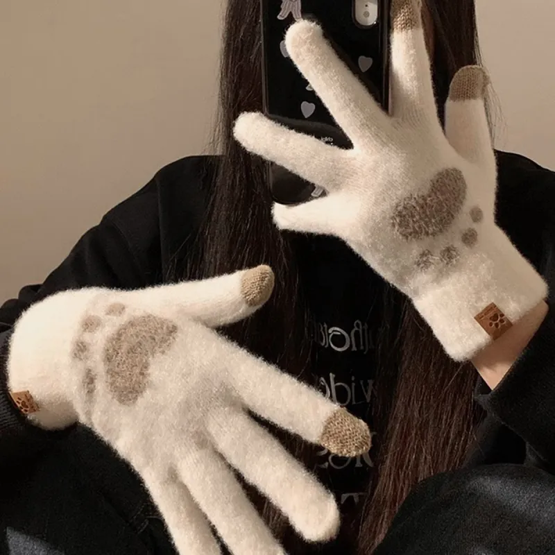 ZANC Polyester Knit Gloves Unisex-1