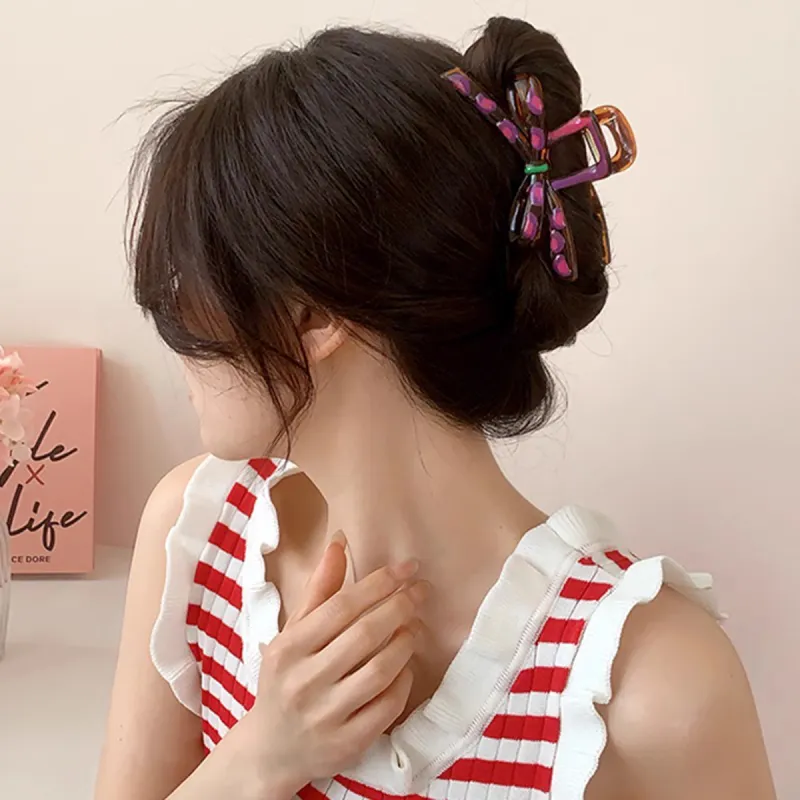 ZANC Acrylic Hair Clips Women's-10