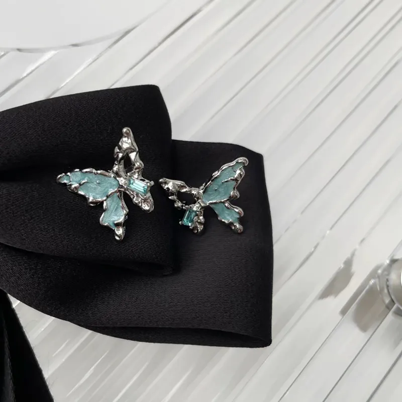 ZANC Alloy Stud Earrings Women's-3