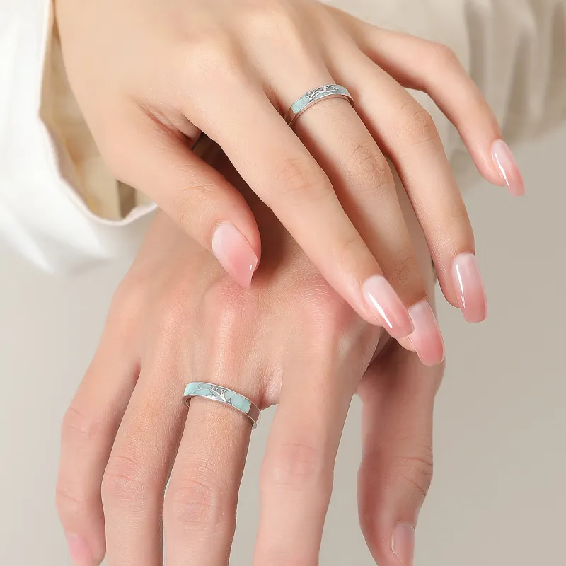 ZANC 925 Sterling Silver Rings Unisex-6