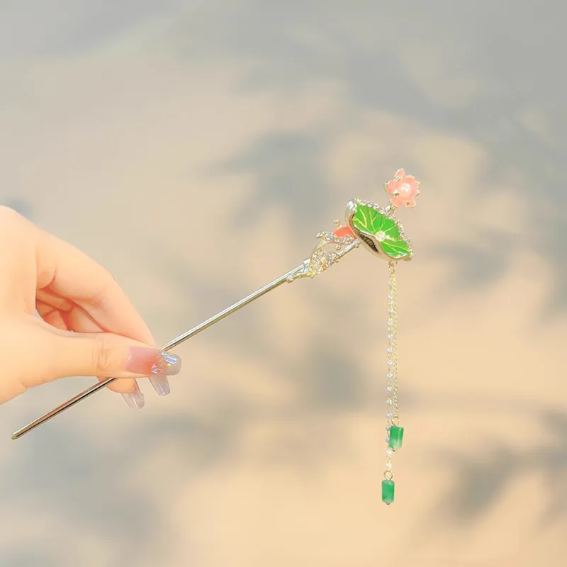 ZANC Alloy Faux Pearl Hairpins Women's-2