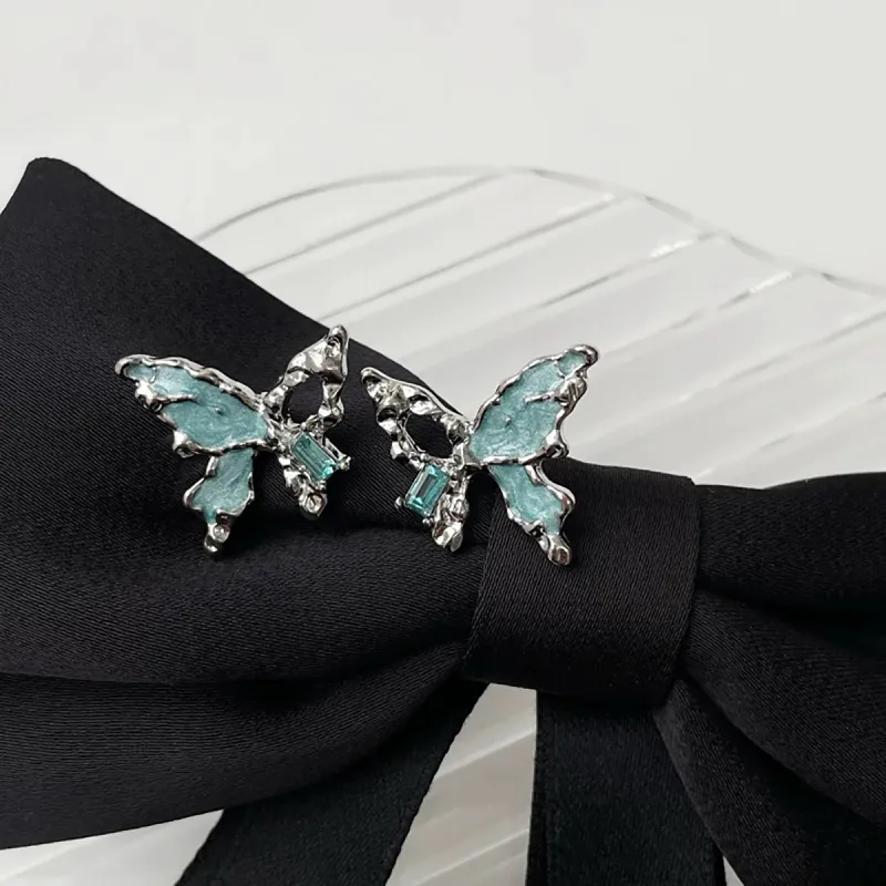 ZANC Alloy Stud Earrings Women's-2