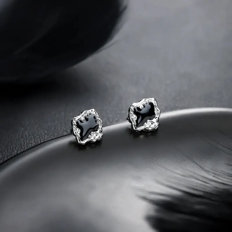 ZANC Alloy Stud Earrings Unisex-9