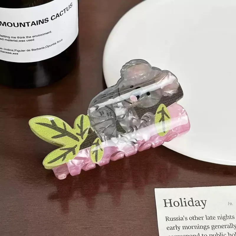 ZANC Acrylic Hair Clips Women's-3