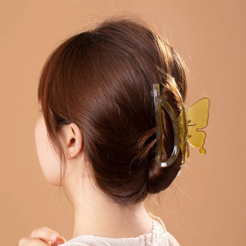 ZANC Acrylic Hair Clips Women's Multiple Colors-14