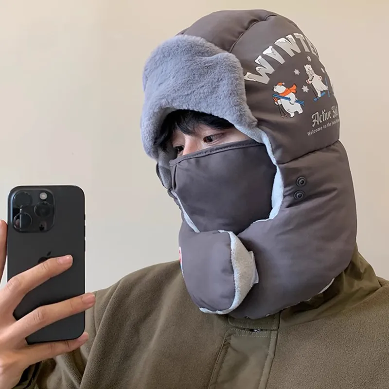 ZANC Polyester Trapper Hats Unisex Multiple Colors-6