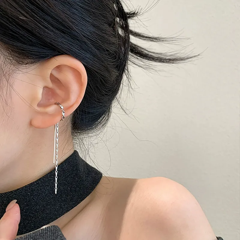 ZANC Alloy Clip On Earrings Women's-4