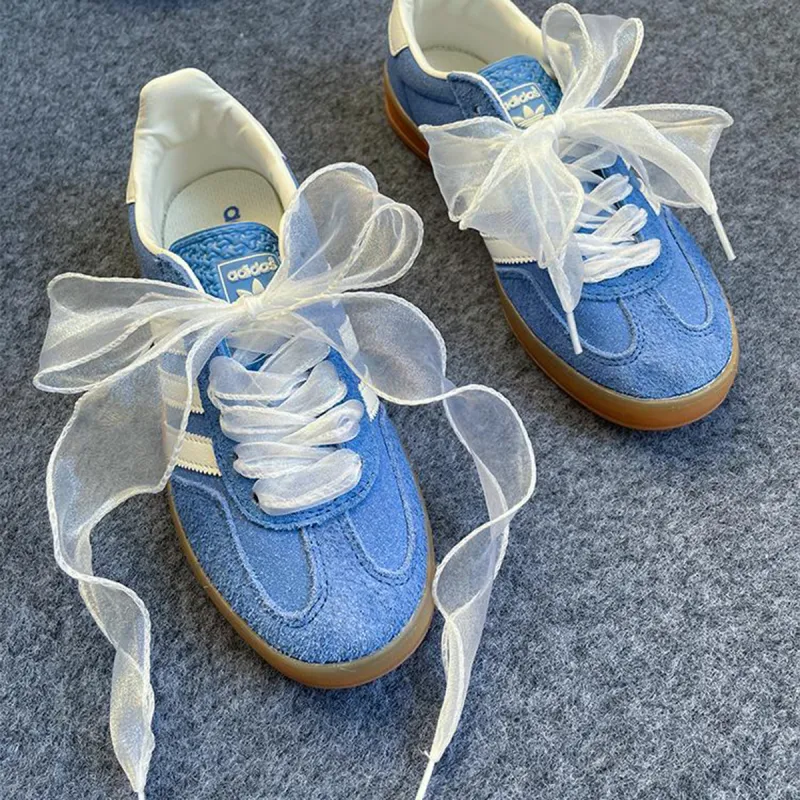 ZANC Chiffon Gauze Shoelaces Unisex-2